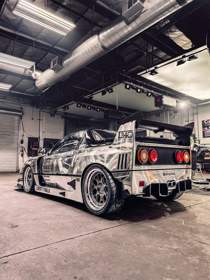 FK101 - Cyber Steal (Silver Chrome Brushed) Dynamic PPF [Dry Apply]