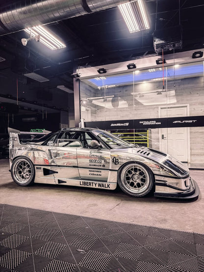 FK101 - Cyber Steal (Silver Chrome Brushed) Dynamic PPF [Dry Apply]